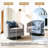 Eugenie Applewold Upholstered Gray Velvet Swivel Barrel Chair with Solid Wood Base-1196801194