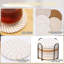 Ensemble de sous-verres pour boissons 10 pièces, ensemble de sous-verres absorbants pour la maison, décorations d'automne pour la maison et la ferme, 4,3 pouces