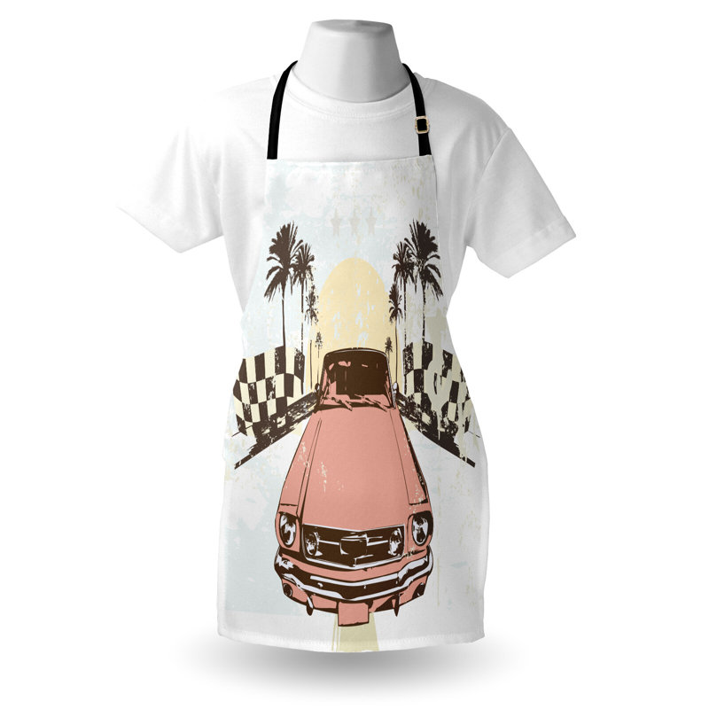 No Pattern Bib Apron