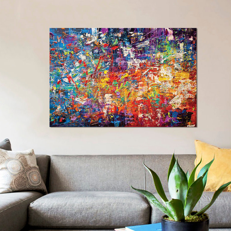 «Swiger 20 Million Things to Do», reproduction sur toile, H 12 po x l 18 po x p 1,5 po, Pas de tapis, Toile tendue