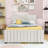 Elegant Velvet Upholstered Bed with Twin Trundle-1428852804-1428852807