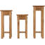 Dodge Rectangular Nesting Solid Wood Plant Stand