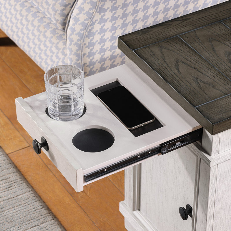 Table d'appoint Chair, Blanc