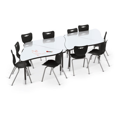 Hierarchy Laminate Adjustable Novelty 10 Students Activity Table