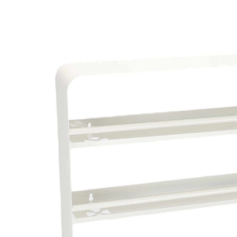 Metal Bathroom Shelves, White, 4