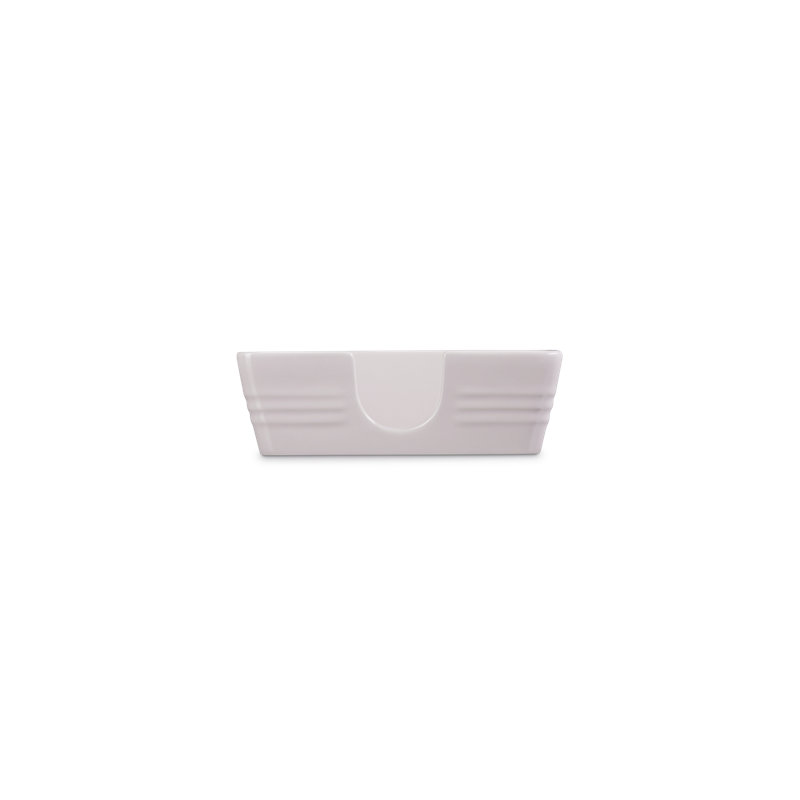 Le Creuset Stoneware Signature Cocktail Napkin Holder 6 In Shallot, Pink