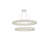Steveson 2-Light Crystal Oval LED Chandelier-1593300679-1483814331