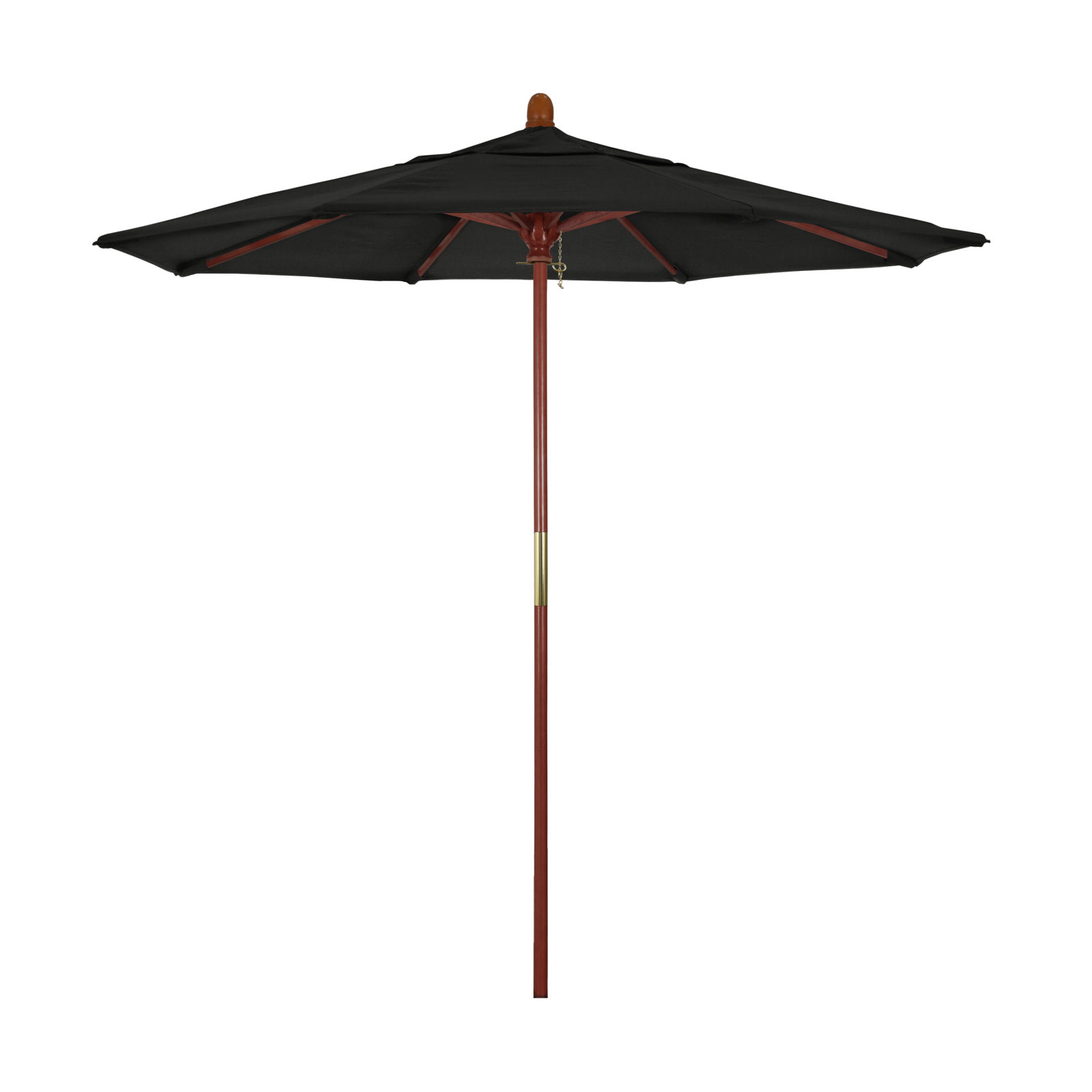 Manford 7.5' Umbrella, Black Performance
