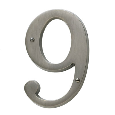 4.75" H Brass House Number