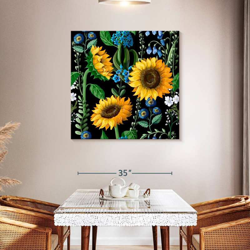 Harnek Spring Garden Flowers, 39" H x 39" W