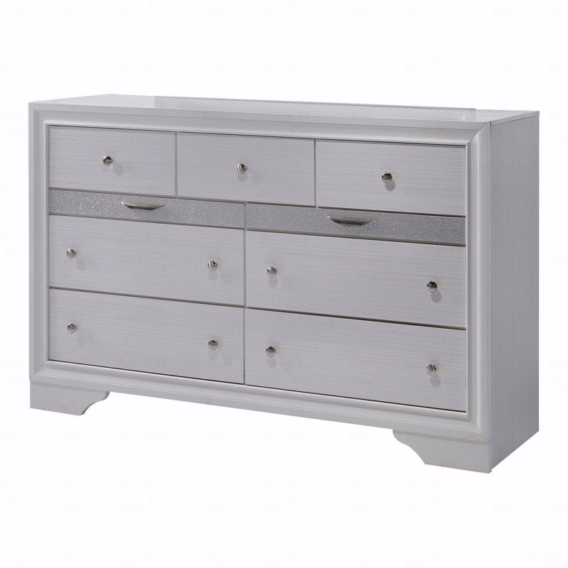 Commode contemporaine 1Pc, Blanc
