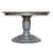 Attah Mahogany Round Solid Wood Dining Table-1278254926-1265469644