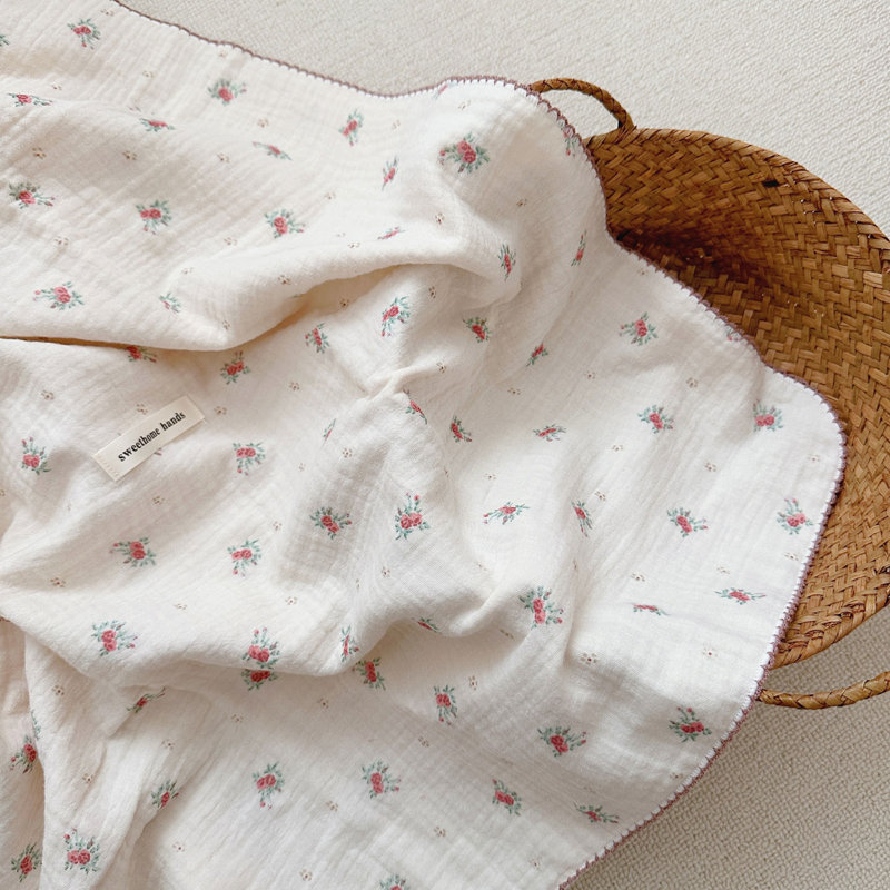 Couverture mignonne pour bébé en coton