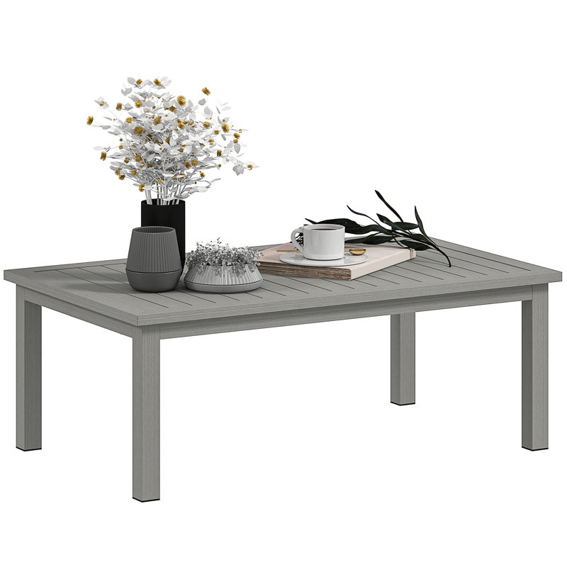Rectangular 4 - Person 100cm L Outdoor Coffee Table