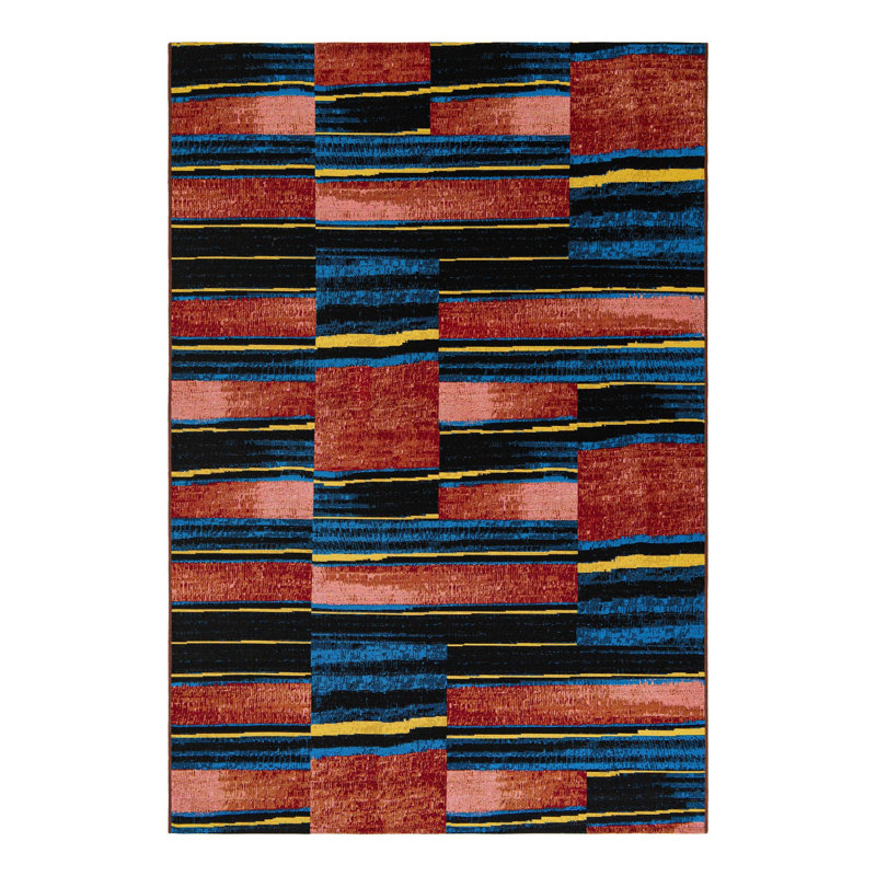 Keazia Indoor/Outdoor Area Rug, Rectangle 6'1" x 9'