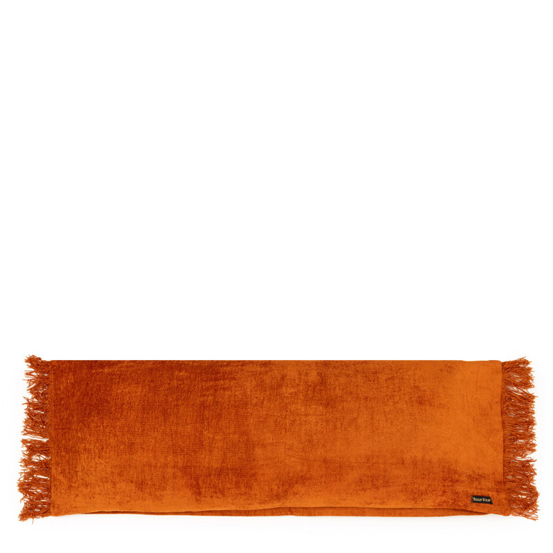 The Oh My Gee Collection Rectangular Throw Cushion Cover, Rust