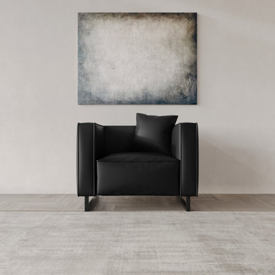 PU Leather Upholstered Accent Chair
