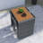 5-Pieces Outdoor Patio Wicker Bar Set