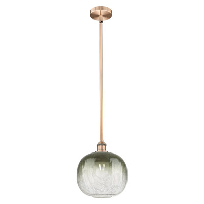 Edison - Brookhaven Sphere - 1 Light 11" Stem Hung Mini Pendant