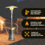 Chauffe-terrasse au propane 48 000 BTU