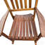 Chaise berçante balcon porche adulte brun