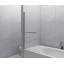Porte de douche sans cadre de baignoire