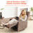 Manual Recliner Chair With Rocker And Swivel In Fabric For Living Room-2065767867