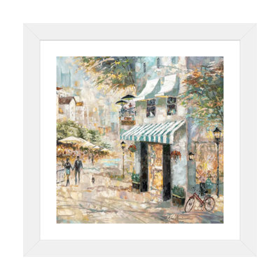 «Rooftop Café Détail II» par Ruane Manning - reproduction d'art