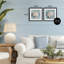 Seashell Whispers of Shore, ensemble de 2 impressions sous verre encadrées, design par Eli Jones-390439216-390439219
