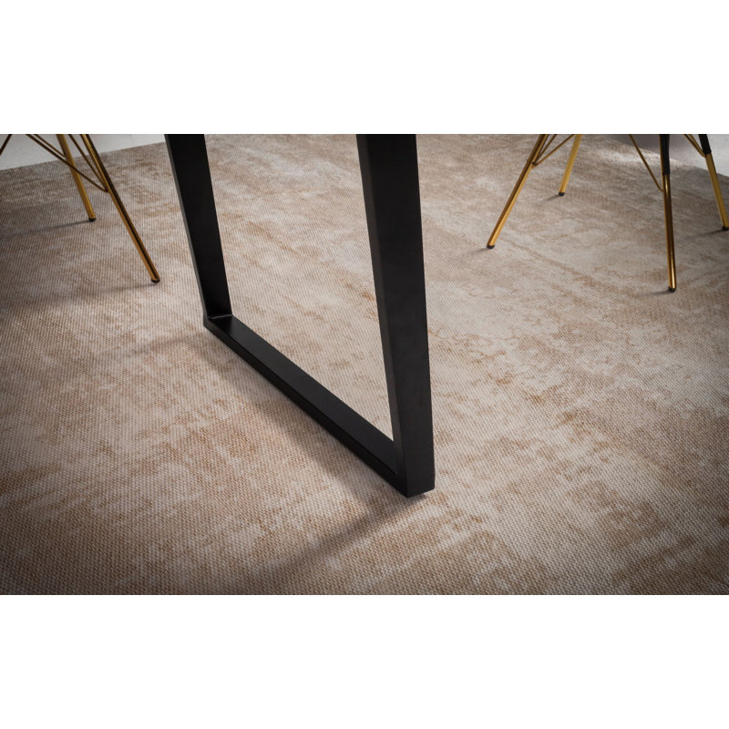 Claribel Rectangular Dining Table, 76cm H x 160cm L x 80cm W