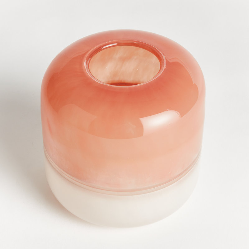 Melora Handmade Glass Table Vase, 8" H x 8" W x 8" D