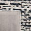 Tapis abstrait en laine / coton touffeté à la main Metro en ivoire / noir-1900233189