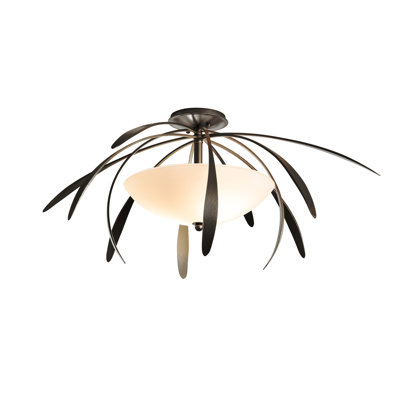 Plafonnier semi-encastré 2 lumières Dahlia