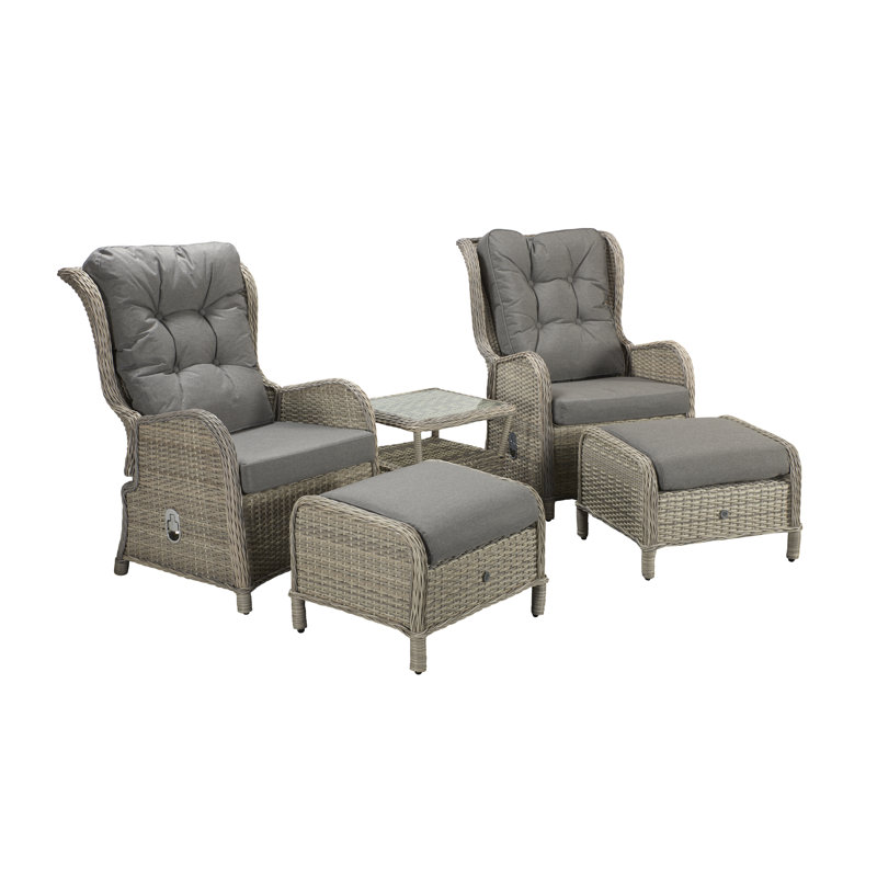 Wrenly 2 Seater Rattan Converstaion Set