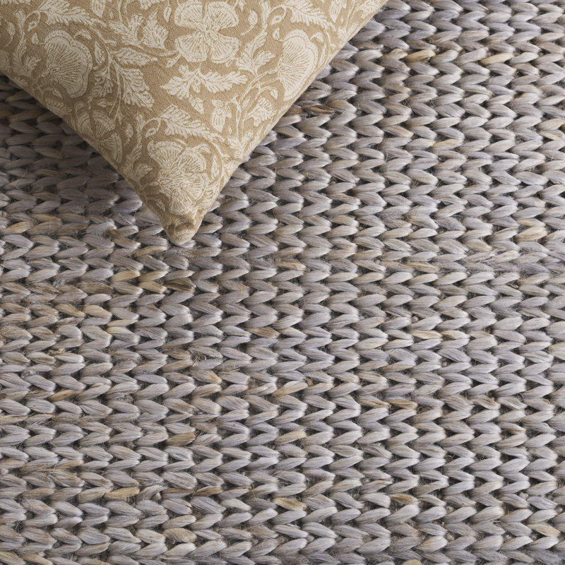 Natural Fiber Handwoven Jute Rug, Rectangle 6' x 9'