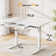 Height Adjustable Standing Computer Desk With Drawer For Home Office