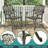 9-Piece Outdoor Patio Dining Set For 8, All Weather Cast Aluminum Patio Funiture Table And Chairs Set- 94.5" Rectangular Table And 8 Chairs For Garden, 2" Umbrella Hole-1231191802