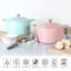 Martha Stewart Gatwick Faitout rond en fonte avec couvercle-73356908