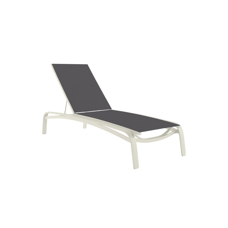 Laguna Beach Outdoor Chaise Lounge, Parchment, Rincon