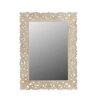 Harleen Solid Wood Flat Mirror