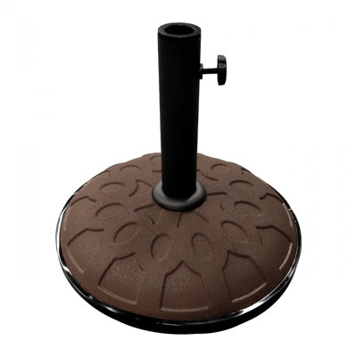 Socle de parasol autoportant en résine Hanner