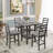 Alizai 4 - Person Solid Wood Top Four Leg Dining Set-653004227