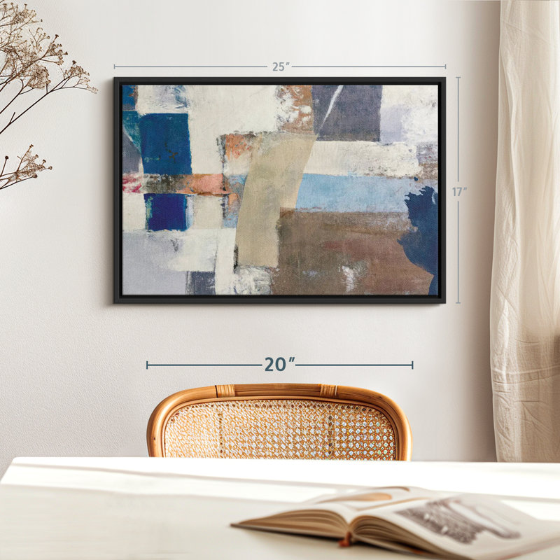 Abstrait "domaine abstrait", H 25 po x l 17 po