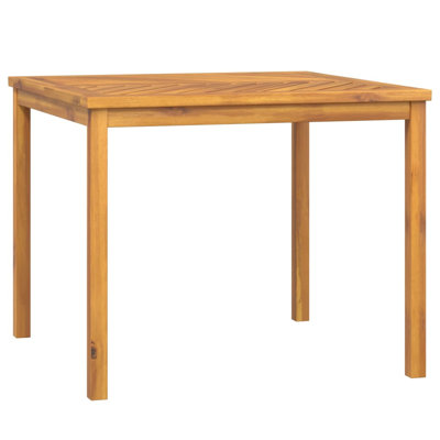 Colford Square Acacia Solid Wood Outdoor Dining Table - 90 cm W 90 cm D