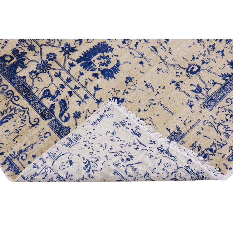 Floral Area Rug, Rectangle 6' x 9'