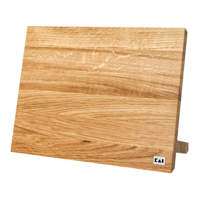 Kai Oak Magnetic Knife Block