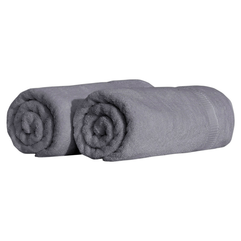 Ensemble de draps de bain 2 pièces Motto , Gris