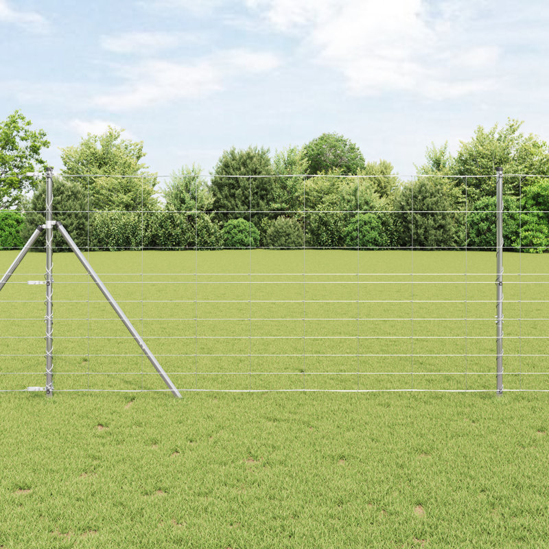 Field Fence Galvanised Steel, 120cm H x 2500cm W