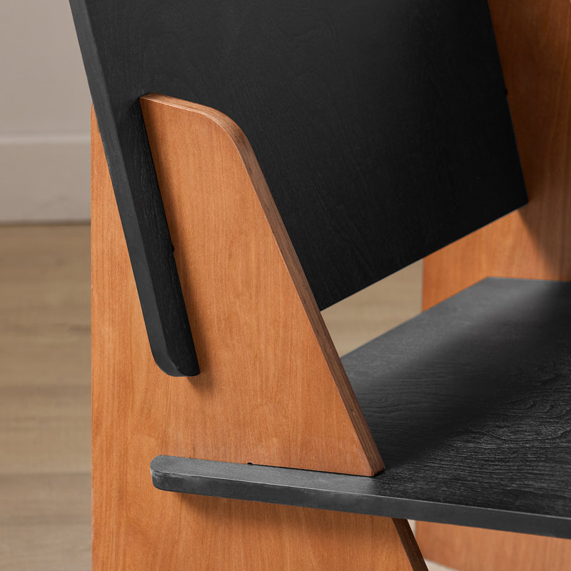 Matroana 39cm H Solid Wood Stacking Side Chair