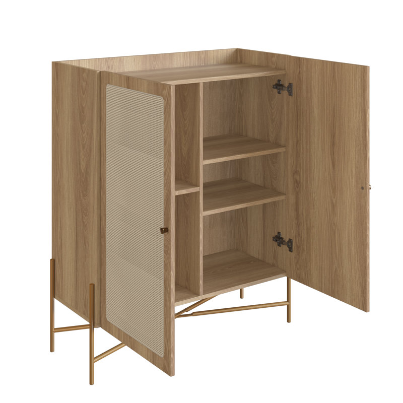 Buffet l 36,6 po x H 43 po Ulisa, Bois naturel